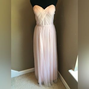 NWT - Beautiful Bari Jay Strapless Evening Dress